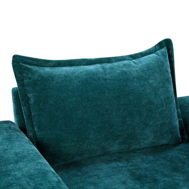 Upholstered Accent Chair With Wide Armrests And Ergonomic Back Support