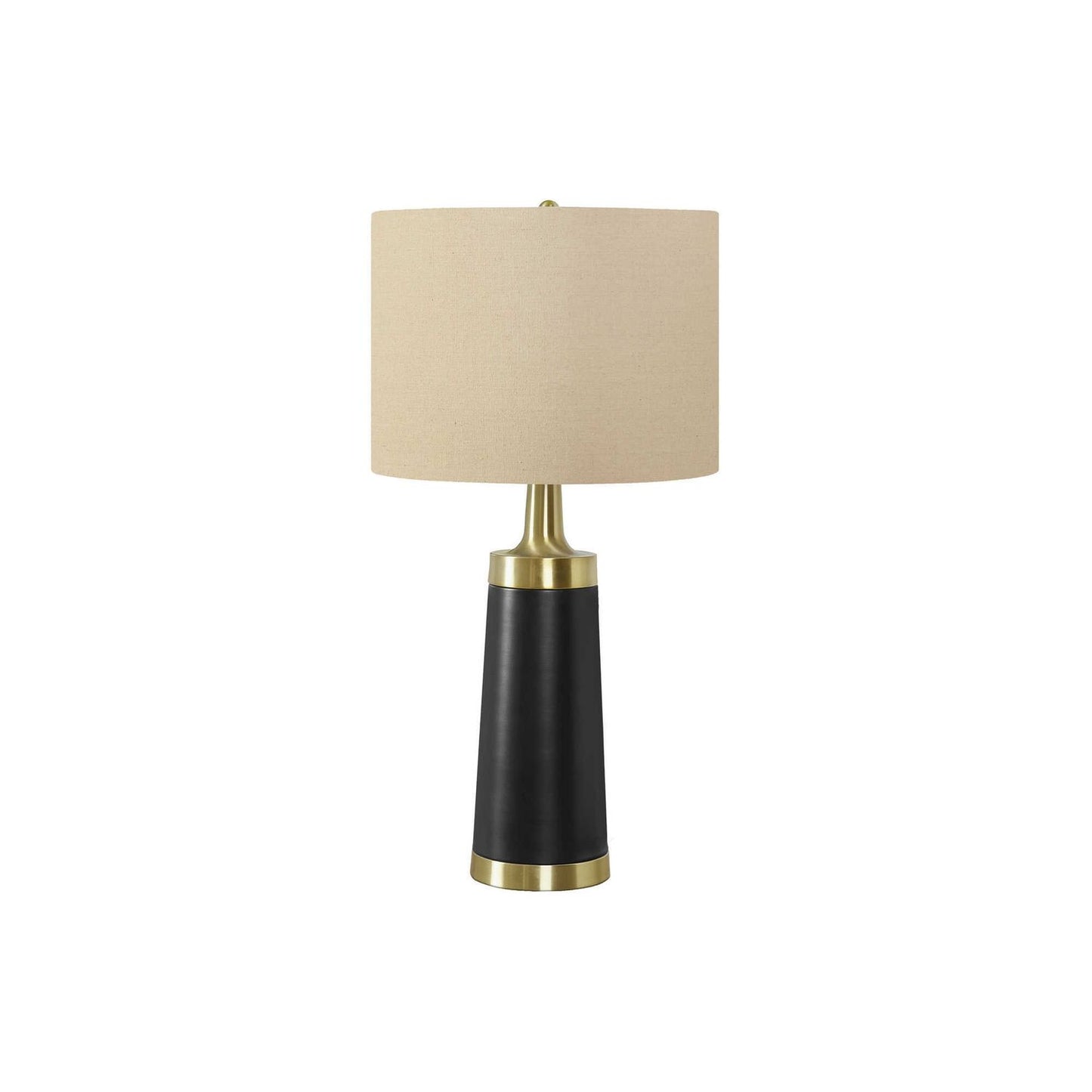 Lighting, Table Lamp, Resin, Contemporary - Black / Cream