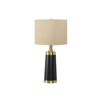 Lighting, Table Lamp, Resin, Contemporary - Black / Cream