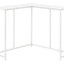 Corner Accent Console Table For Entryway, Unique L-Shaped Design
