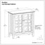 Acadian - Low Storage Cabinet - Brunette Brown
