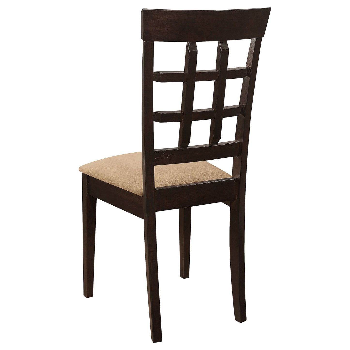 Lattice Back Dining Chair (Set of 2) - Brown