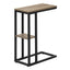 Accent Table, C - Shaped, Marble Look Contemporary & Modern Convenient Design