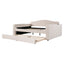 Upholstered Daybed With Storage Armrests, Trundle And Latest Integrated tooth Audio System
