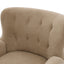 Armchair With Round Arm - Brown