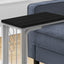 Elegant Accent Table, C - Shaped, Transitional