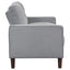 Harvey - Tufted Loveseat With Track Arm Design