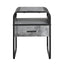Raziela - End Table With Drawer - Black / Gray