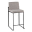 Fuji - Contemporary Modern Elegance, High Back Counter Stool