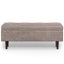Shay - Large Square Coffee Table Storage Ottoman Mid-Century Style