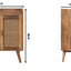 Larissa - T Bar Raised Cabinet - Brown