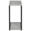 Snack Table With Industrial Base