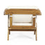 Outdoor Acacia Wood Club Chairs With Cushions (Set of 2) - Teak / Beige