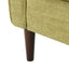 Mid-Century Modern Recliner With Button Tufted Waffle Stitch