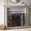 Mariella - Traditional Floral Iron Fireplace Screen With Ornate Design