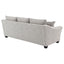 Mingle ] Upholstered Sofa - Light Gray