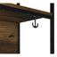 Flora - 2 Door Coat Rack Hall Tree Storage Bench And Multi Functional Storage - Natural
