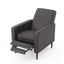 Macedonia - Button Tufted Fabric Recliner - Slate