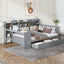 Daybed With 3 Drawers USB Ports And Desk