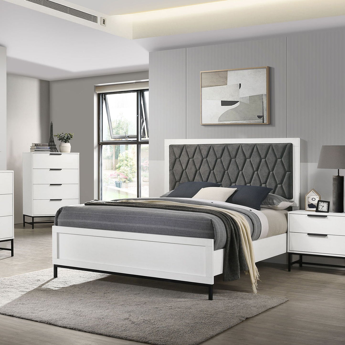 Taraval - 6 Drawer Bedroom Dresser - White