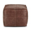 Sheffield - Handcrafted Square Pouf
