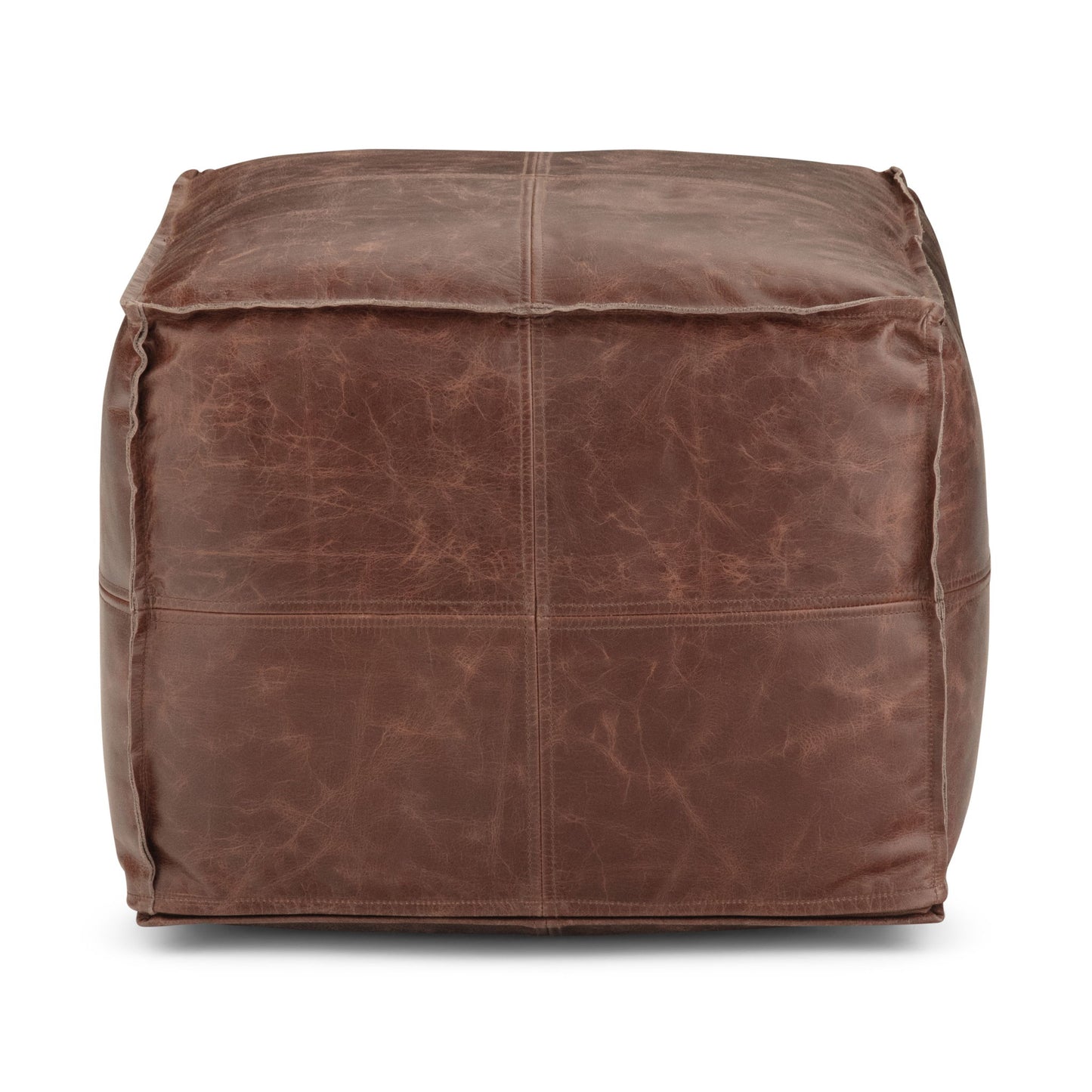 Sheffield - Handcrafted Square Pouf