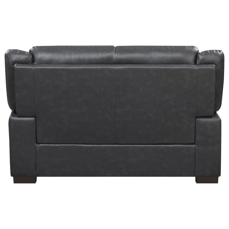 Borden - 2 Piece Living Room Set With Smooth Upholstery - Gray