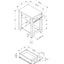 Accent Side Table, Storage, Lamp, Transitional Space-Saving Design