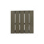 Outdoor Bar Stool With Slat Design And Metal Frame (Set of 2)