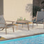 Radius - 3 Piece Outdoor (2 Chairs & End Table) - Gray