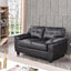 Stylish Loveseat With Padded Arms