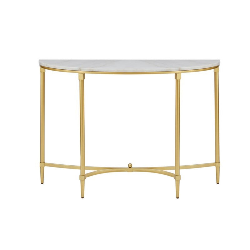 Bordeaux - Console Table - White / Gold