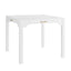 Alleyville - Square Dining Table With Storage Drawer - White