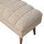 Puffer Bench - Beige