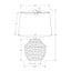 Modern Lighting, Table Lamp, Concrete - Cream