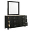 Opel - 6 Drawer Dresser - Black