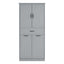 Modern Bathroom Storage Cabinet With Two Laundry Baskets, One Drawer, Adjustable Shelf