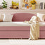 Upholstered Daybed With Storage Armrests, Trundle And Latest Integrated tooth Audio System