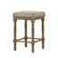 Farsiris - Weathered Counter Height Stool (Set 2) - Beige