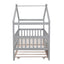 Creativity House Bed With Twin Size Trundle