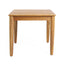 Outdoor Square Side Table With Slatted Top And Wood Frame - Teak