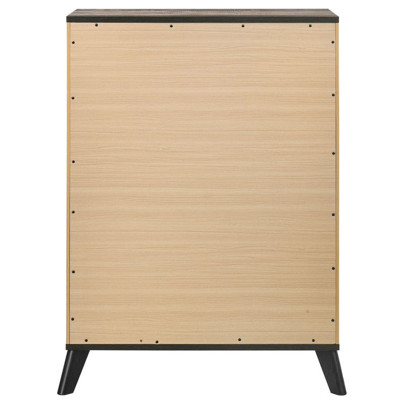 Georgina - 4 Drawer Bedroom Chest - Natural Wood
