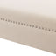 Kathy - Roll Arm Entryway Accent Bench - Sky Neutral Beige