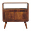 Curved Charm Console - Brown