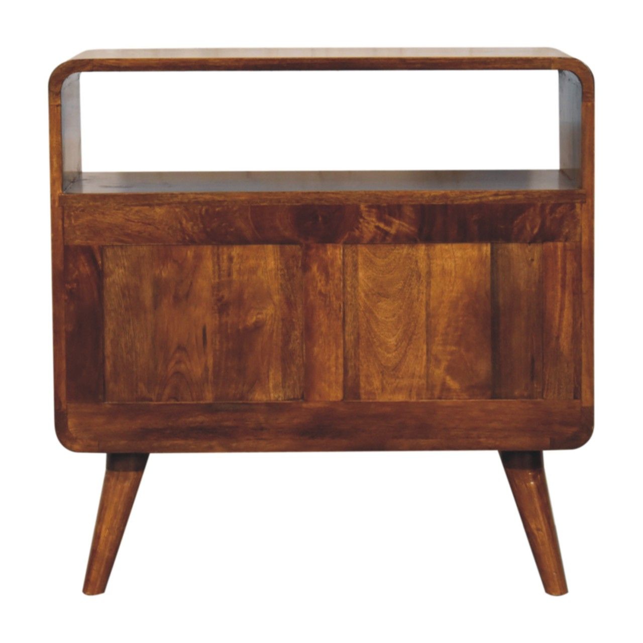 Curved Charm Console - Brown