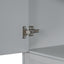 Modern Bathroom Storage Cabinet With Two Laundry Baskets, One Drawer, Adjustable Shelf