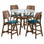 Oscar - Round Glass Counter Table Set