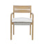 Arden - Wood And Wicker Patio Dining Chair (Set of 2) - Natural / Brown