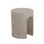 Outdoor Round With U Shape Side Table - Light Gray