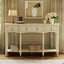 Retro Console Table With 3 Soft Close Drawers